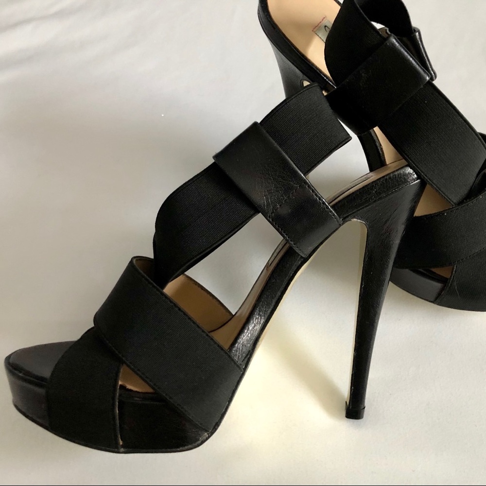Kristin Cavallari Strappy Black Heel